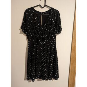 A-line Polkadot Dress From express Size M
